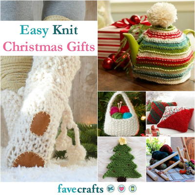 36 Easy Knit Christmas Gifts | FaveCrafts.com