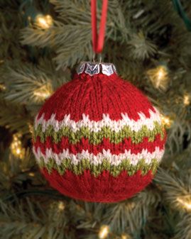 Candy Cane Ball Christmas Ornament | Christmas Ornaments | Pinterest