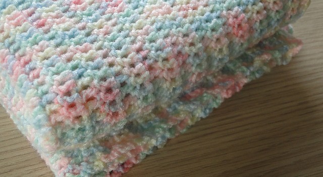 Wrap an easy crochet baby blanket, around
  your baby for a deep nap