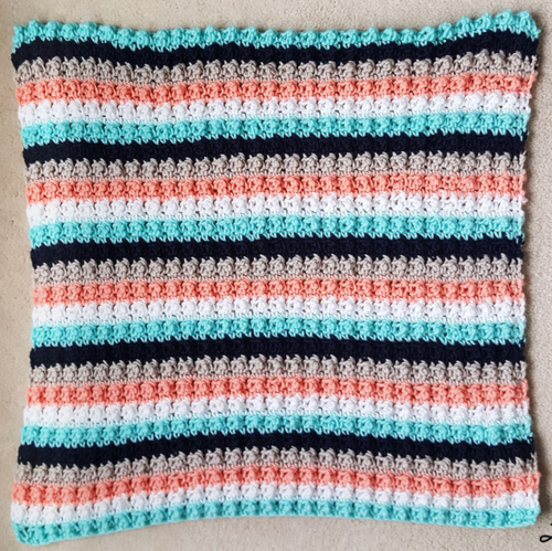 Ever So Striped Super Easy Crochet Baby Blanket | AllFreeCrochet.com