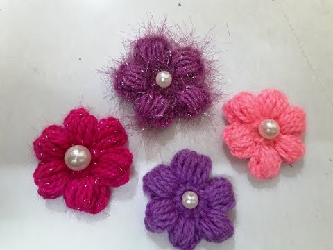 Tips for some easy crochet flower making