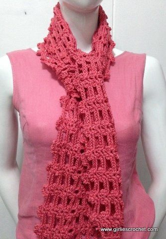 Easy Crochet Scarf 2 | scarves/crochet | Pinterest | Crochet