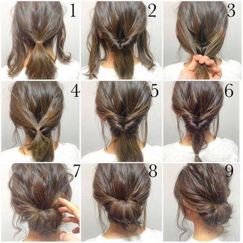 Top 10 Messy Updo Tutorials For Different Hair Lengths Medium easy