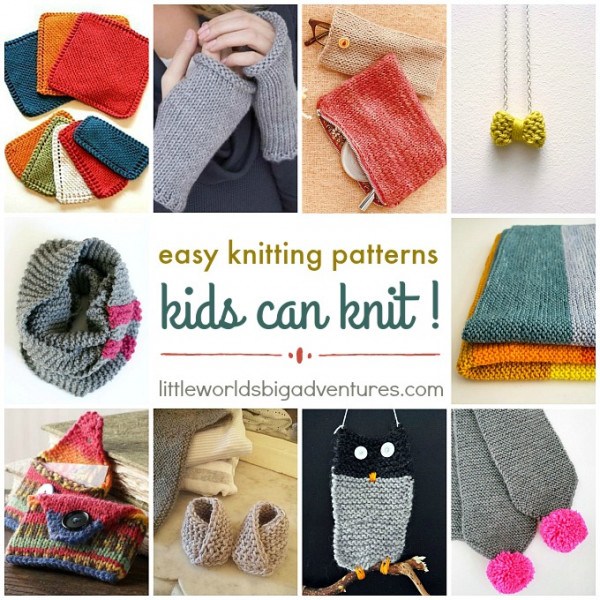 Easy Knitting Patterns Kids Can Knit u2013 Knitting