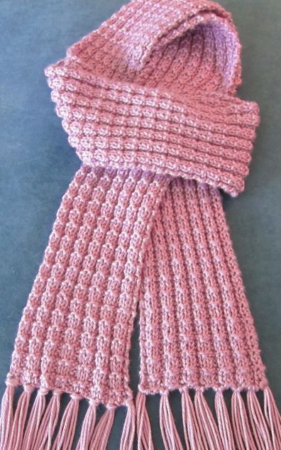 Free Knitting Pattern for Heartwarming Scarf- Julie Farmer's