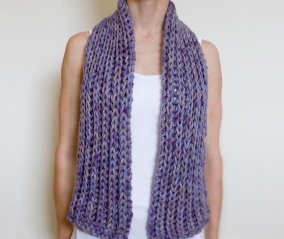 Easy knit scarf patterns for beginners - Crochet and Knitting