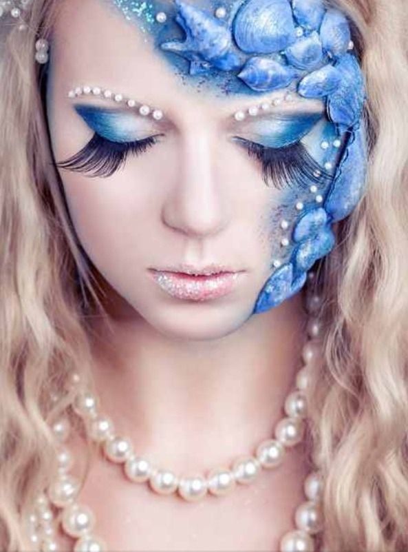Beautiful Mermaid Fantasy Makeup! in 2019 | Halloween 2017