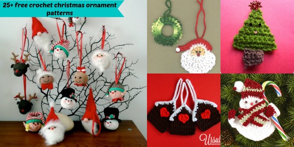 25+ free crochet Christmas ornament patterns