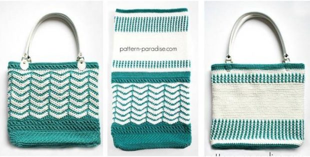 Eve's Reversible Crochet Tote Bag [FREE Crochet Pattern]