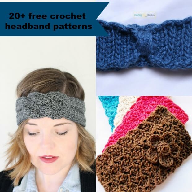 20+ Free and Easy Crochet Headband Patterns