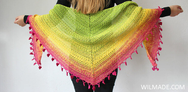 10 free crochet shawls for summer - free pattern roundup by Wilmade