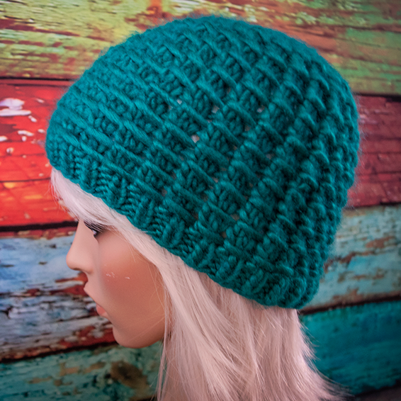 Free Knitting Pattern: Winter Waffle Hat - Jenn Likes Yarn