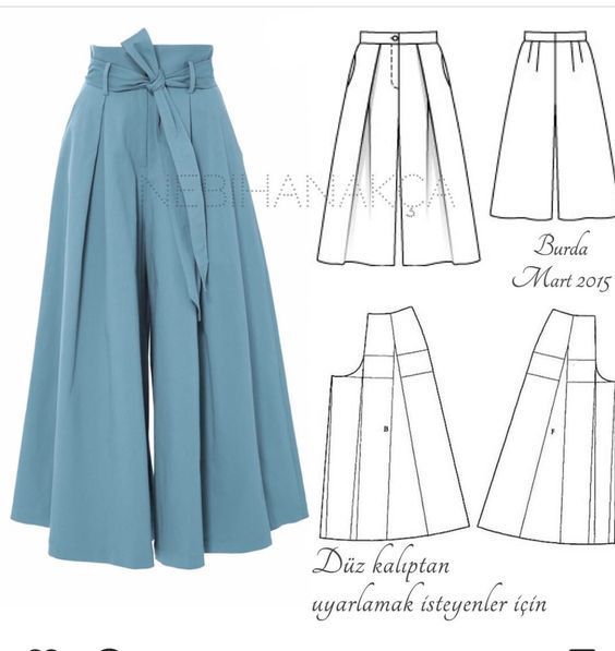 FREE PATTERN ALERT: 15+ Pants and Skirts Sewing Tutorials - On the