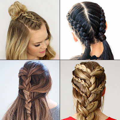 French Braid Hairstyles - How to French Braid