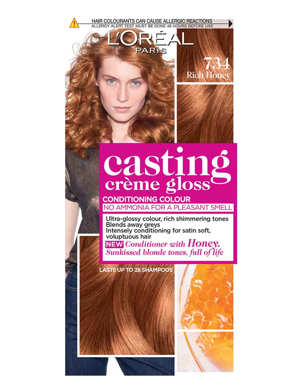Use stunning, natural looking ginger hair
  dye