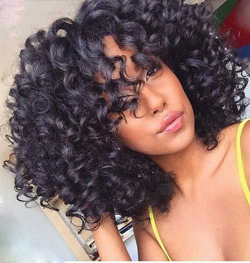 Hairstyles for Curly hair extensions