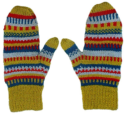 Easy Two Needle Knit Mittens for the Whole Family u2013 free patterns