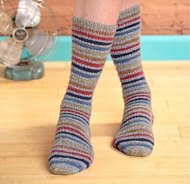 Ravelry: Speed Bump Socks pattern by Deb Barnhill