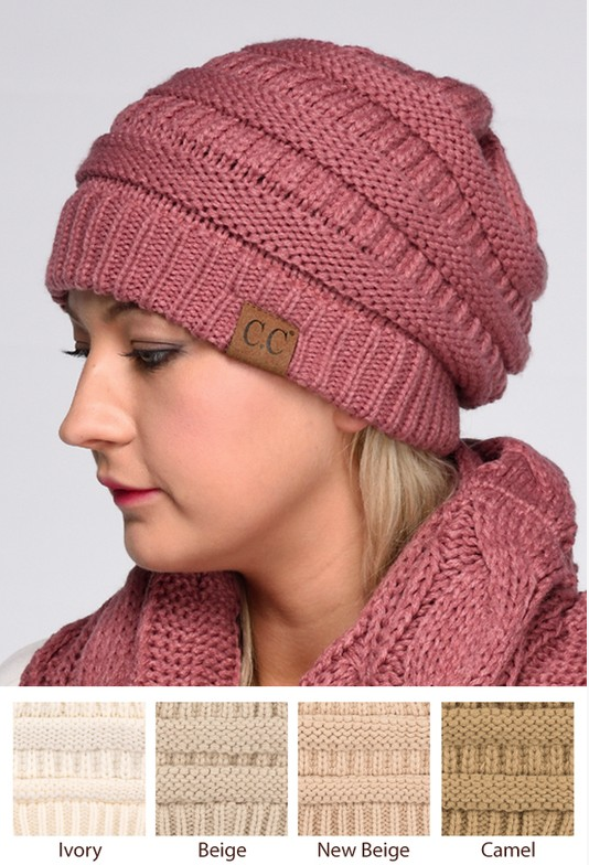 Knitted Beanie - For Every 5 Beanies Sold We Will Donate a Hat to A