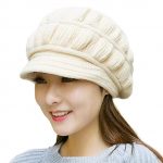 Muryobao Winter Hat Crochet Knit Slouchy Beanie Cap Outdoor Warm
