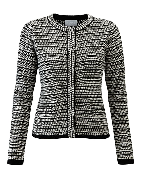 Cashmere,Knitted jacket,Straight cut,Pure collection.