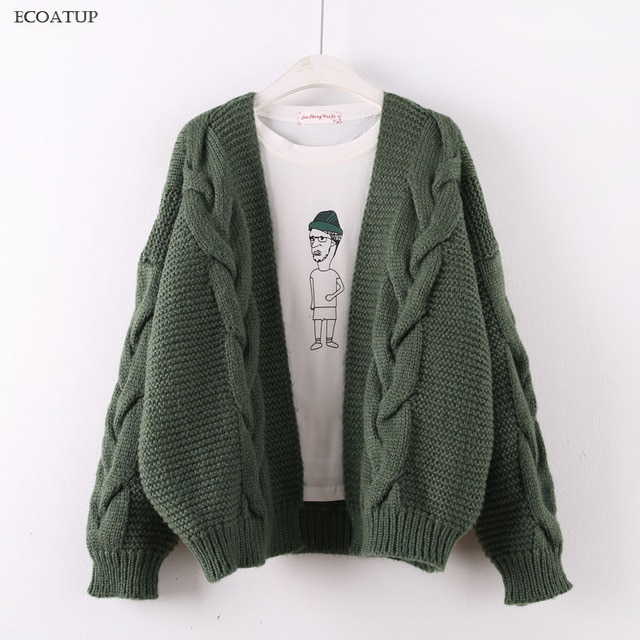 Aliexpress.com : Buy Nice Thick Knitted Cardigan Women Autumn Winter