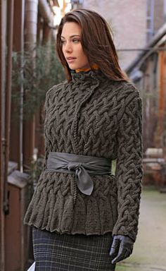 121 Best Knit Jacket images | Knit jacket, Crochet patterns, Yarns