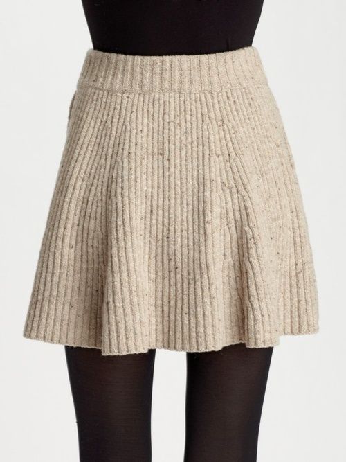 twirly knit skirt | Knitted Things | Pinterest | Knitting, Knit