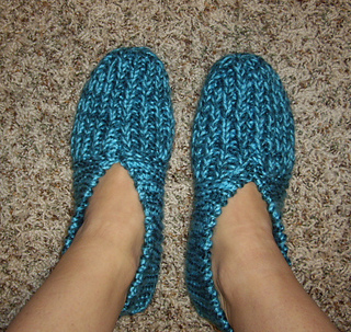 Ravelry: Grandma's Knitted Slippers pattern by Zanne