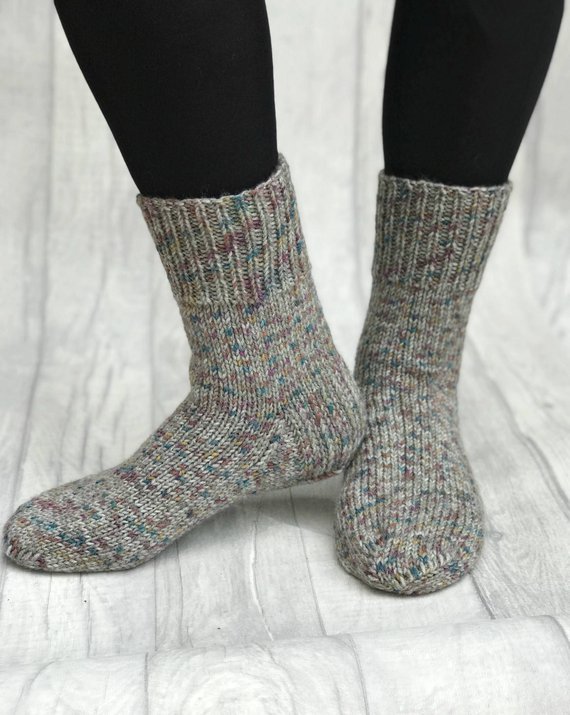 Knitted Men Socks Hand Knit Socks Hand Knit Mens Wool | Etsy