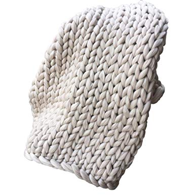 Amazon.com: Amiley Knitted Blanket, 40 X 48 inches Knitted Throw