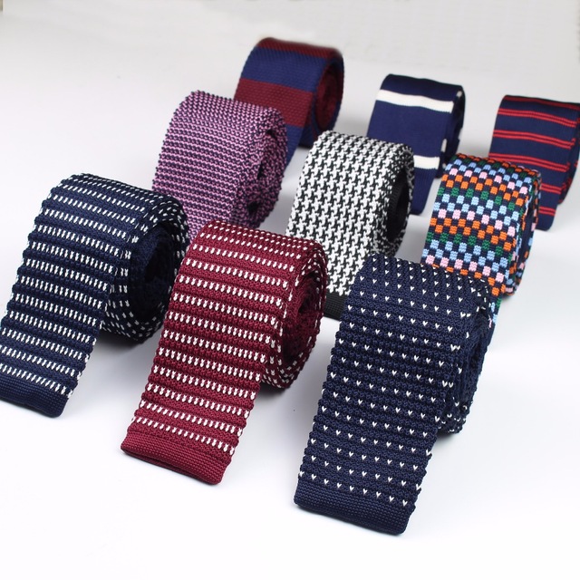 Fashion Men's Colourful Tie Knit Knitted Ties Necktie Narrow Slim