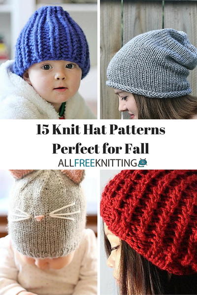 Cover your head with knitting hat
  patterns