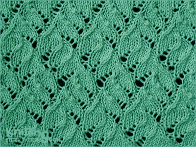 Chinese Lace - kniting in the round - Knitting Stitch Patterns