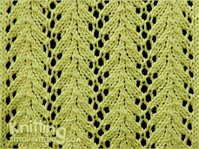 Vine lace - Knitting Stitch Patterns