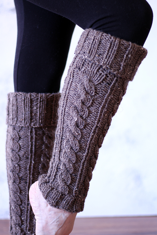 INTENTIONAL : Women's Leg Warmer Knitting Pattern - Brome Fields