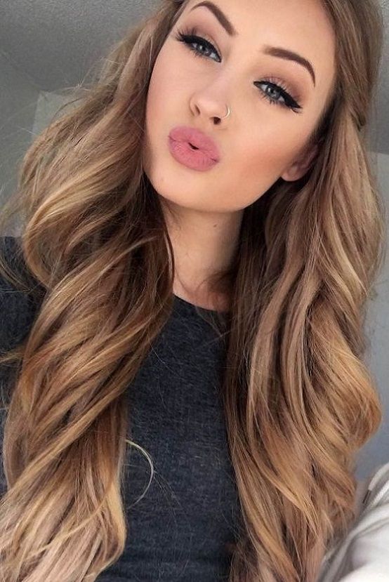 23 Light Brown Hair Color with High and Low Lights | Hair Color