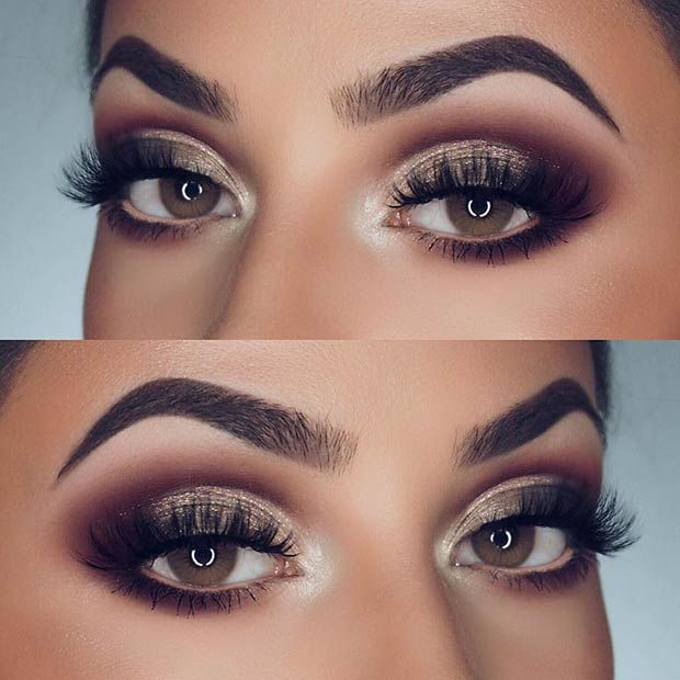 21 Gorgeous Makeup Ideas for Brown Eyes | StayGlam Beauty | Eye
