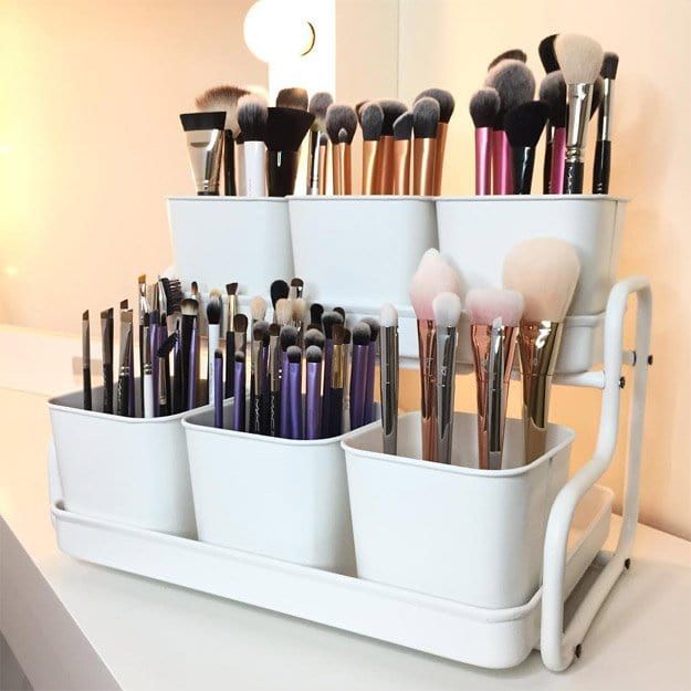 12 IKEA Makeup Storage Ideas You'll Love | makeup tipzzz | Makeup