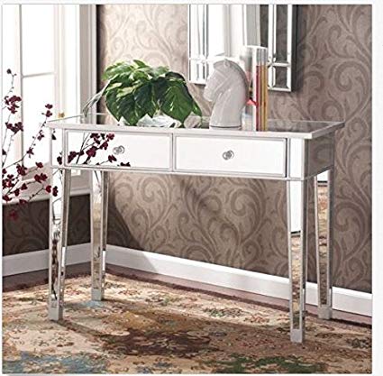 Amazon.com: Mirrored Vanity Make-Up Table: Kitchen & Dining