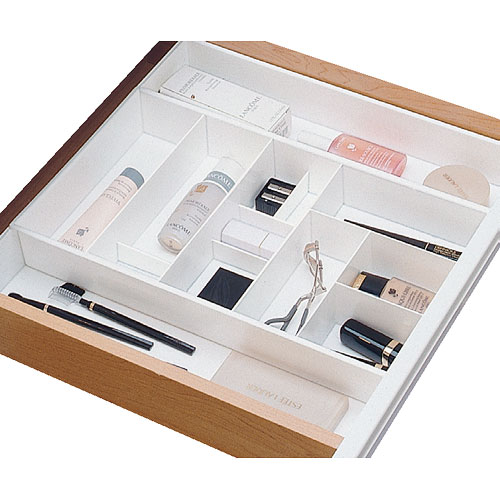 Organize all your makeup with makeup
  drawer organizers