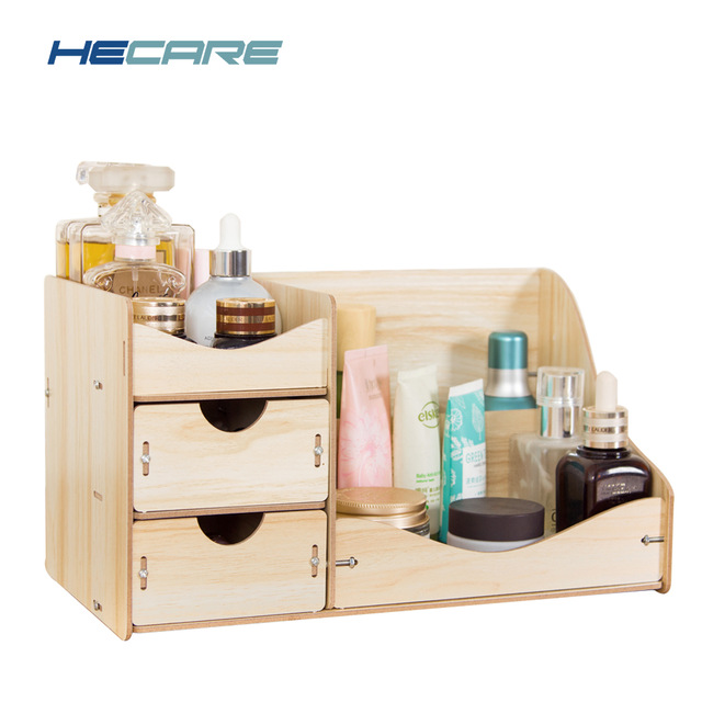 New Wooden Cosmetic Organizer Dropshipping Home Makeup Organizer