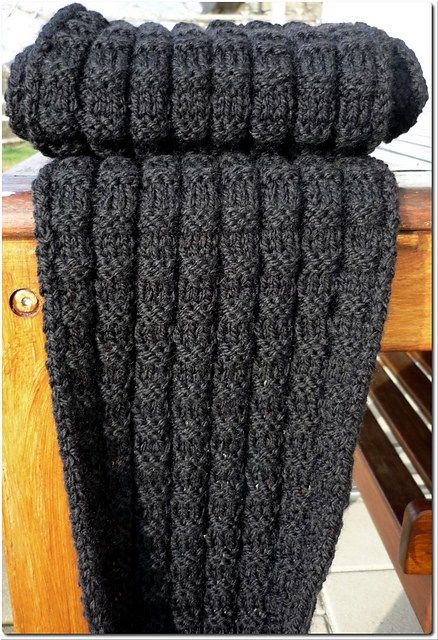 Free knitting pattern for Christians Scarf and more knitting
