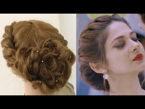 Beautiful Twist Hairstyle : Easy Party Hairstyles - YouTube