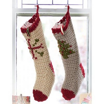 Free Crochet Christmas Stocking Patterns u2013 Crochetville