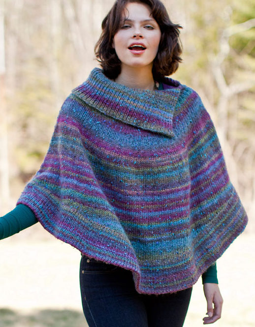 Modern Poncho Knitting Patterns- In the Loop Knitting
