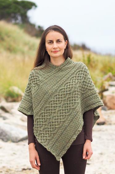 Portree Poncho - Knitting Patterns and Crochet Patterns from