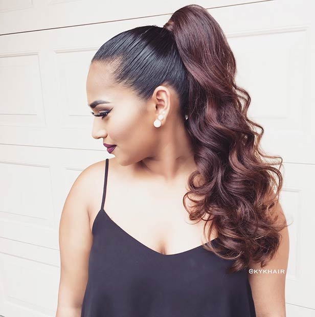 45 Elegant Ponytail Hairstyles for Special Occasions | StayGlam