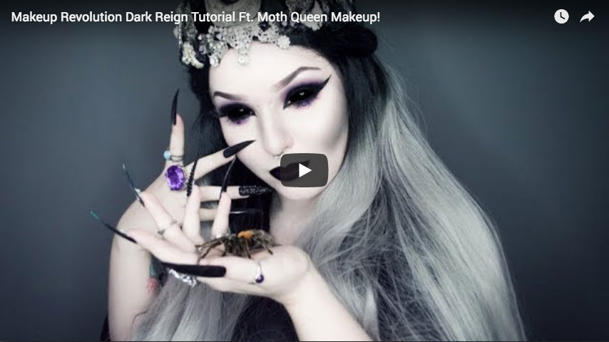 Tutorial - Dark Reign ft. Moth Queen Makeup