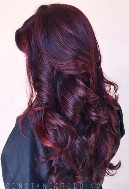 21 Amazing Dark Red Hair Color Ideas | Page 2 of 2 | StayGlam